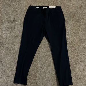 Ann Taylor curvy skinny ankle navy pant